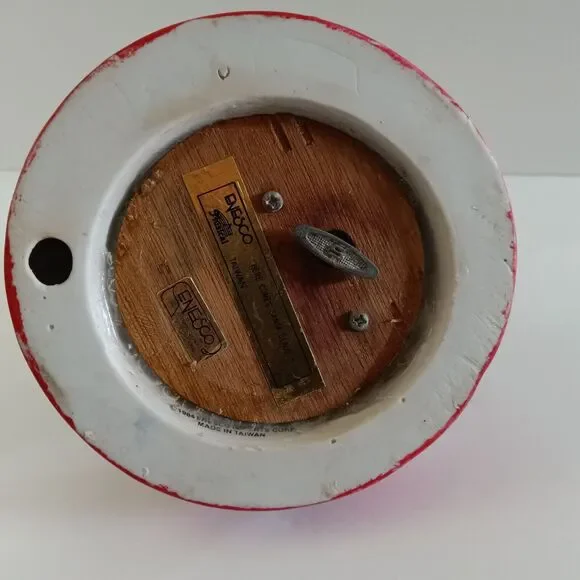 Vintage 1984 Enesco Santa Train Musical Box Ceramic Holiday Christmas Decoration - Picture 8 of 11